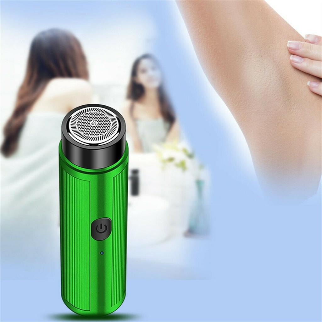 2W  Mini Beard S-haver Electric R-azor Detachable Washable H-ead Design USB Powered Operated