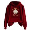 Women's Fashionable Casual Long Sleeve Hooded Printed Sweatshirt