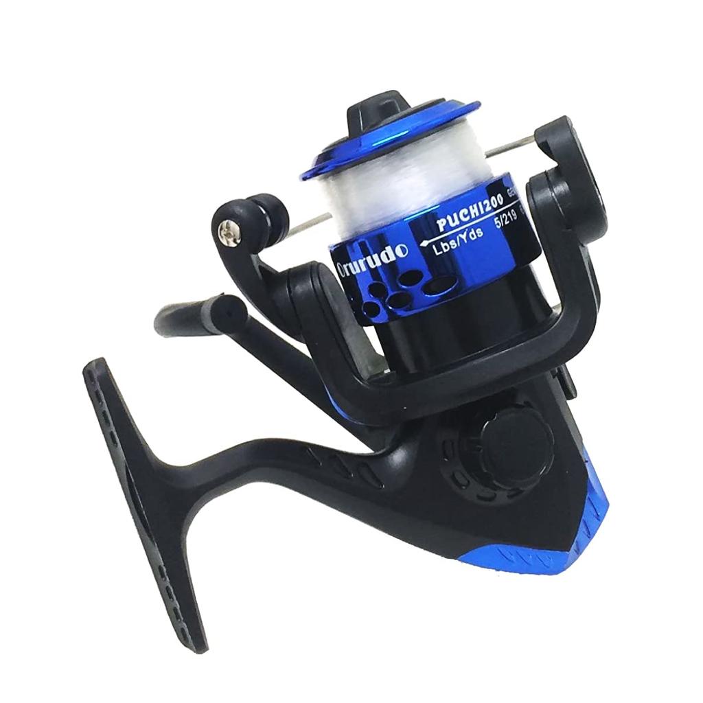 Orurudo Rybářské potřeby puchi200 Spinning Ideální pro rodinné Sabiki a rekreační rybolov Obsahuje pohodlnou sadu vlasce qb010100a33n0 Naviják, 150g, 6,5kg Brzda,
