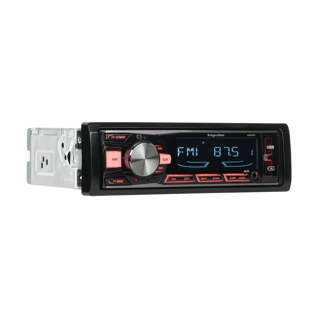 Kruger&Matz 1 DIN Bluetooth Car Radio USB AUX PILOT microSD