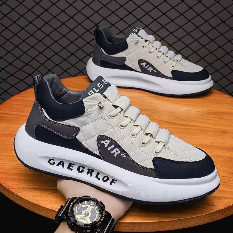 Trend Luxury Shoes Man Fashion Breathable Platform Men's Casual Sneakers Outdoor Air-cushion Running Shoes Canvas Zapatos Hombre