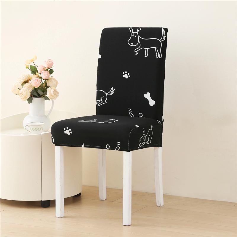 New Colors Chair Covers Floral Modern Slipcover for Dinning Room Wedding Stretch Elastic Furniture Protector