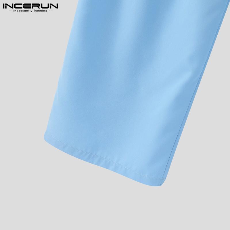 INCERUN Two Pieces Men Sleeveless Waistcoat and Long Suit Pants Trousers Casual Sets