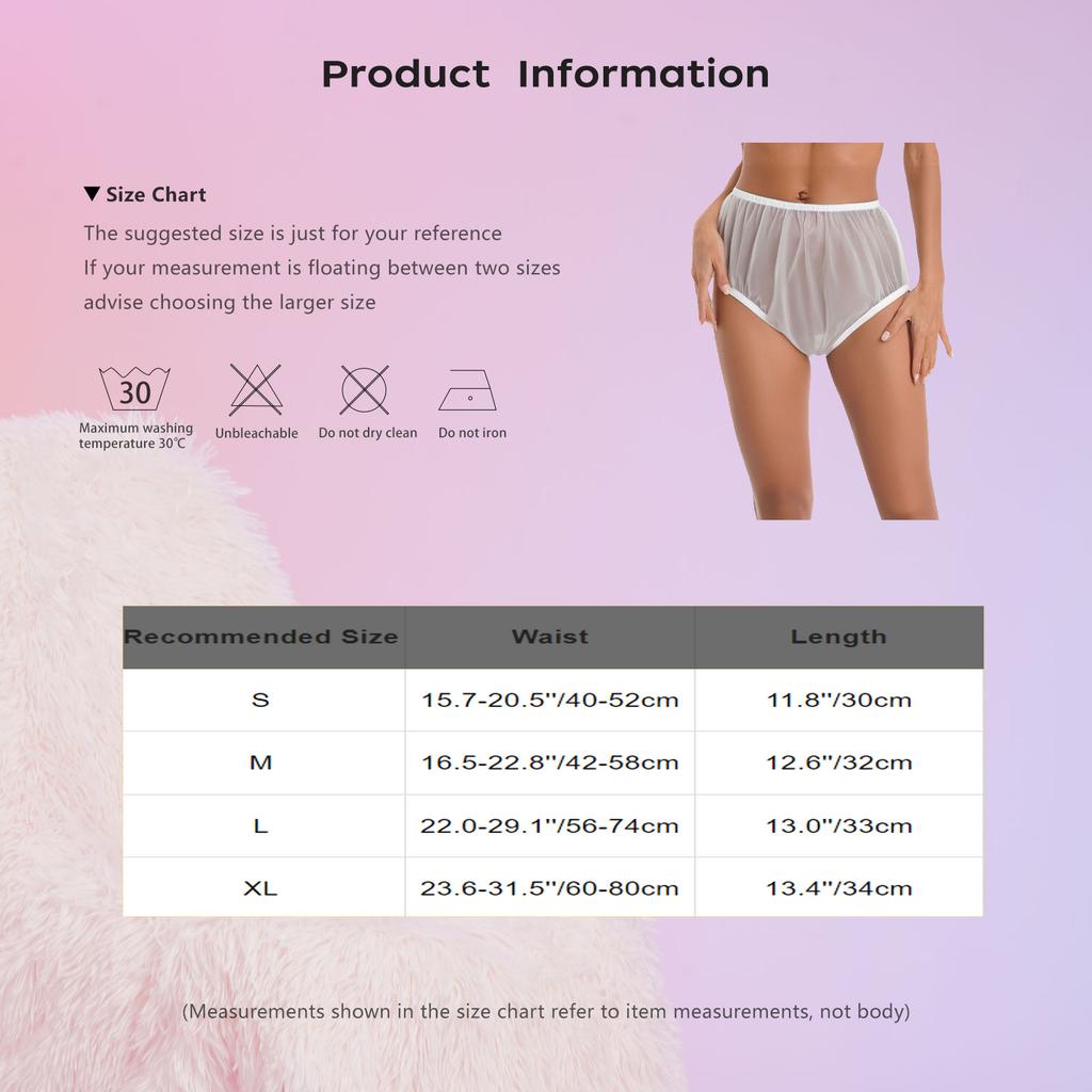 Adult Diapers Elderly Postoperative Patient Diaper Waterproof Durable Leak-proof Washable Stretchy Plastic Underwear Briefs