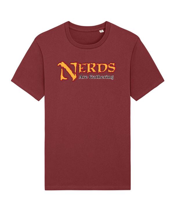 Nerds Are Gathering Mtg Parody Funny Geek Culture Unisexs Fit TShirt