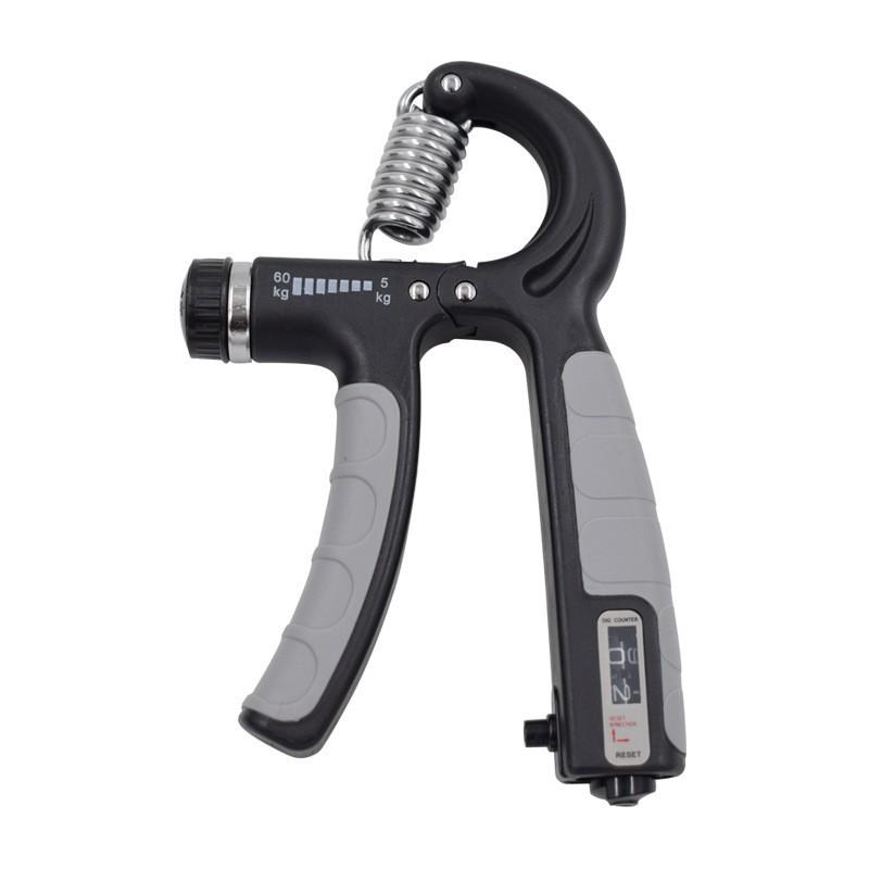 Adjustable Rubber Coated Hand Gripper for Counting, Training, and Rehabilitation
