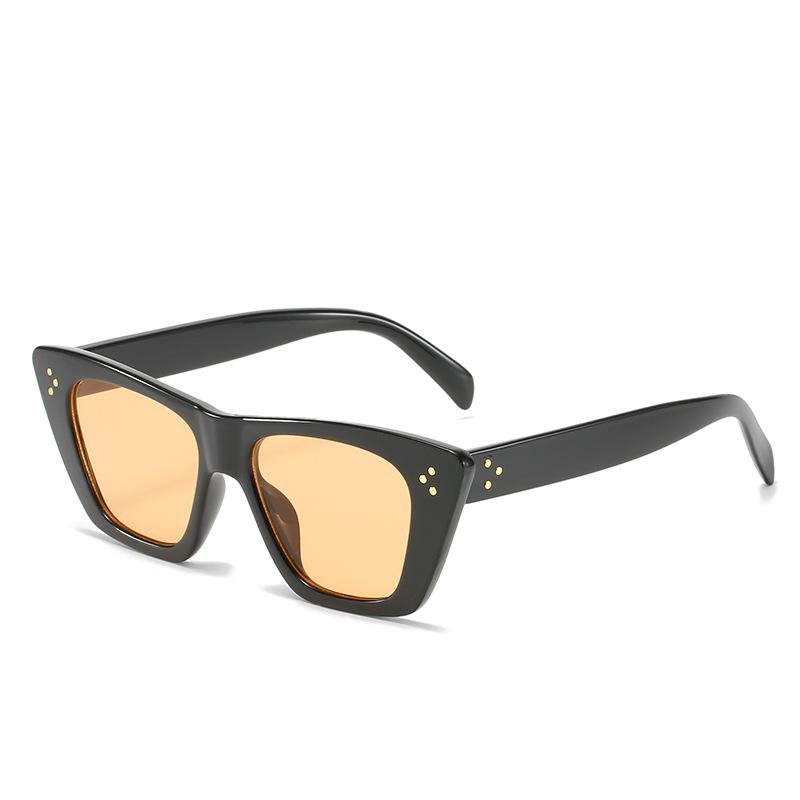 Cat Eye Sunglasses Fashion Rice Order Internet Celebrity Same Glasses Personalized Candy Color Sunglasses new arrival