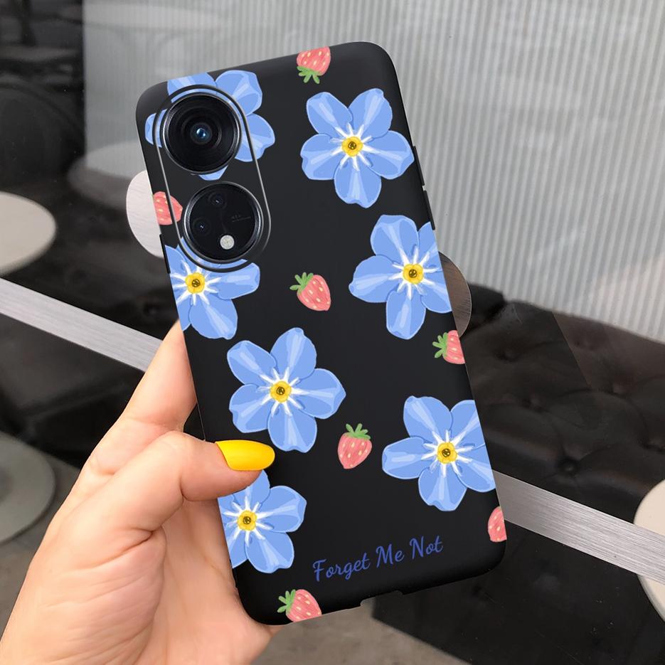 For Oppo Reno 8T 4G Case CPH2481 Luxury Art Printed Cover Silicone Soft TPU Phonw Case For Oppo Reno8 T 5G Reno 8T Reno8T Bumper