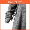 Stylish Punk Women's Plus Size Lace Up Dip Hem Tunic Hoodie Long Sweatershirts Dress Top For Every Occasion