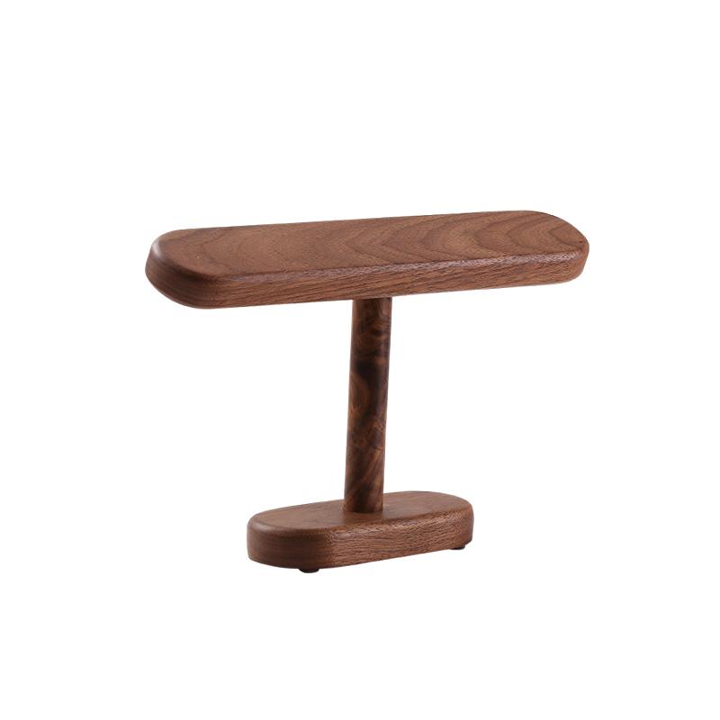 

Ореховый кронштейн для часов, держатель для ювелирных изделий, цепочка для браслетов на ногу, вешалка, подставка, стойки, органайзер для прилавков Dark Wood/L