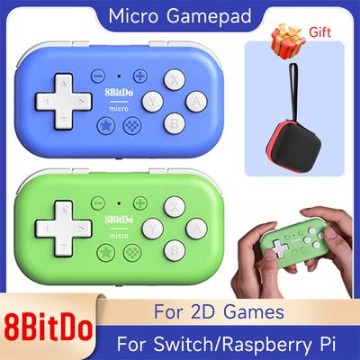 2025 Wireless Micro Gamepad For Switch 2D Games Bluetooth Gaming Pocket Grip Handle Controller For Mac OS/Android/Raspberry Pi