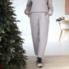 Shiz Madam Baggy Pants Diamond Embossed P91929