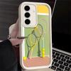 Phone Case for Samsung Galaxy S26 S25 Ultra S24 FE Tennis Sport Shell S23 Plus S22 + S21 S20 5G Soft Silicone Funda