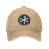 Chirho Chi Rho Christogram Jesus Denim Cap Casual Baseball Caps Adjustable Hat Summer Unisex Baseball Hats