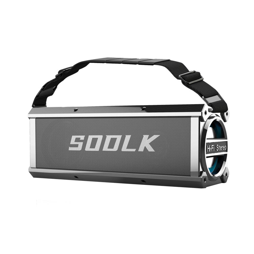 SODLK 120W German Bluetooth Subwoofer Speaker with K Song, Portable for Home & Dance, Supports U Disk & TF Card.