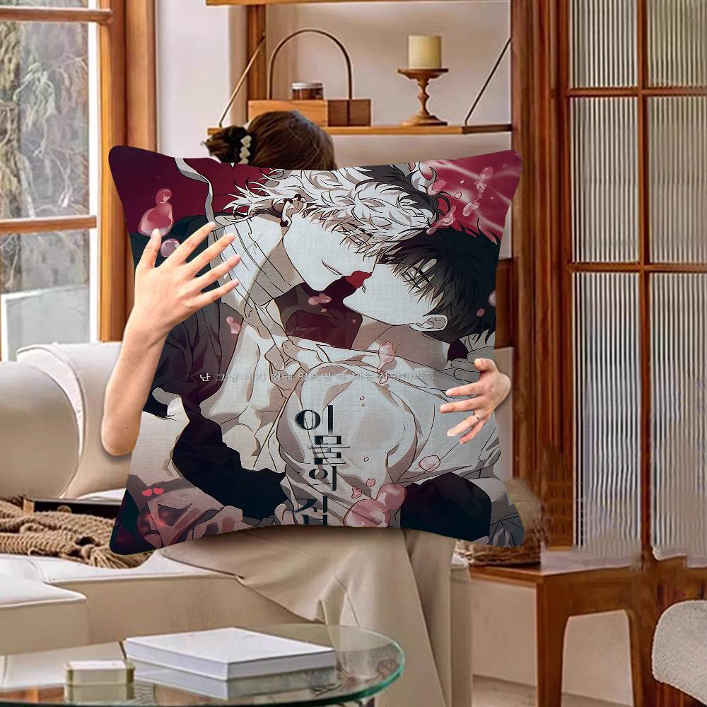 Low Tide In Twilight Anime 45*45cm Cushion Cover Pillow Cover Decor Pillowcase Home Pillowcase For Couch Pillow