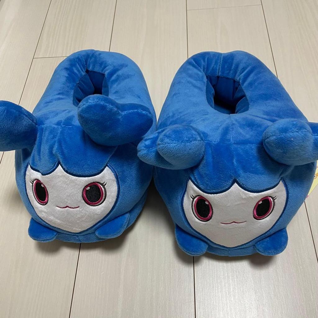 [USED] TWICE LOVELYS Plush Slippers Tsuburi