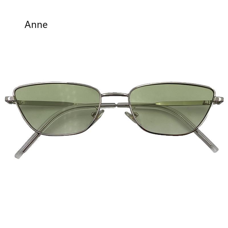 Sunglasses Women Classic Fashion Oversized Anti-Reflective Mirror Vintage Square Metal Sun Glasses Men Driving Eyewear UV400