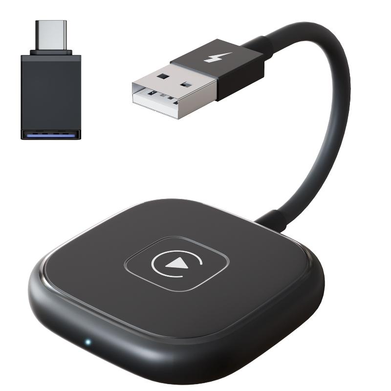 

Беспроводной адаптер, преобразует проводной ключ в беспроводной для беспроводного управления, подходит для автомобилей чёрный