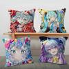 Cute HHatsune MMiku Cushion Cover Pillowcase Upholstery Sofa Throw Pillow Home Decor Pillowcas