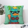 Perry The Platypus Pillowcases Polyester Home Kawaii Duck Cushion Case Funny Home Decoration Pillowcase 40*40
