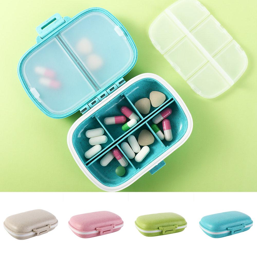 

Plastics Pill Splitters 8 Grids Pill Cases Divider Travel