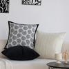 Black and White Living Room Sofa Pillow Light Luxury Luxury Bedroom Bedside Pillow Pillow Case Bay Window Cushion Does Not Contain Core