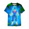 Goku Y2k Z T Shirt For Men Short Sleeve Cosplay T-shirt New Fashion High Quality Streetwear Anime 2024 Vegeta Trend
