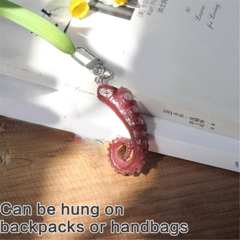 Creative Octopus and Squid Claw Key Chain Multifunctional Keychain Bag Pendant Accessory for Keys and Phone Decoration
