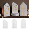 Hollow Church Candlestick Molds for Making Candlestick Tealight Holder