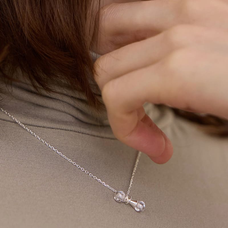PAIGEFLYNN JEWELRY [925 Silver] Falling Dew Necklace