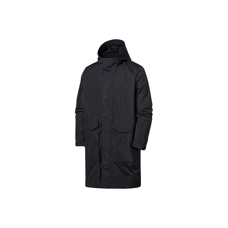 Nike Sportswear Hooded Woven Windbreaker Jacket With Large Pockets Men Outerwear Black CZ9888-010