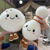 Kawaii Plush Bowling Ball Toy Soft Skin-Friendly Simulated Bowling Pins Decorative Sleeping Companion Gift for Friends