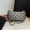 Niche polka dot chain bag women's new versatile messenger bag fashion shoulder armpit bag