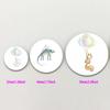 32/44/58mm Cartoon Animal Simple Drawing Badges Frog/ Cat/Squirrel/Lizard, Duck Art Brooch Backpack Decor Accessories Gifts Pins