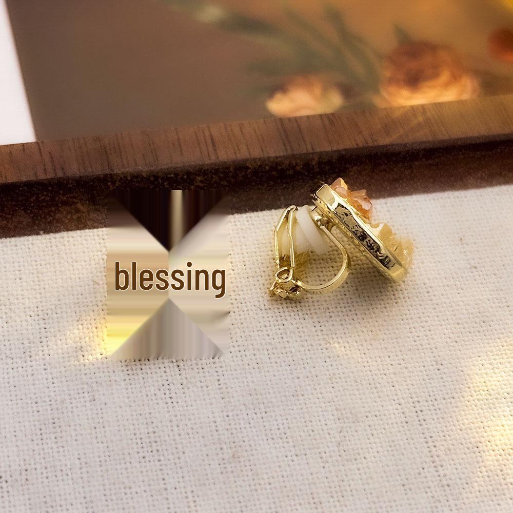 High-End Französische Dreieck Ohrclips ohne Piercing - Damen Einfache, Elegante, Luxuriöse Ohrringe