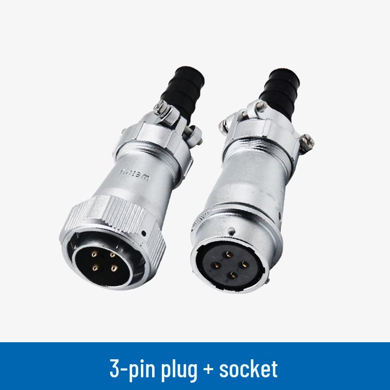 Weipu WY24 Series Waterproof IP67 Solder Connector with Double Pressure Plate