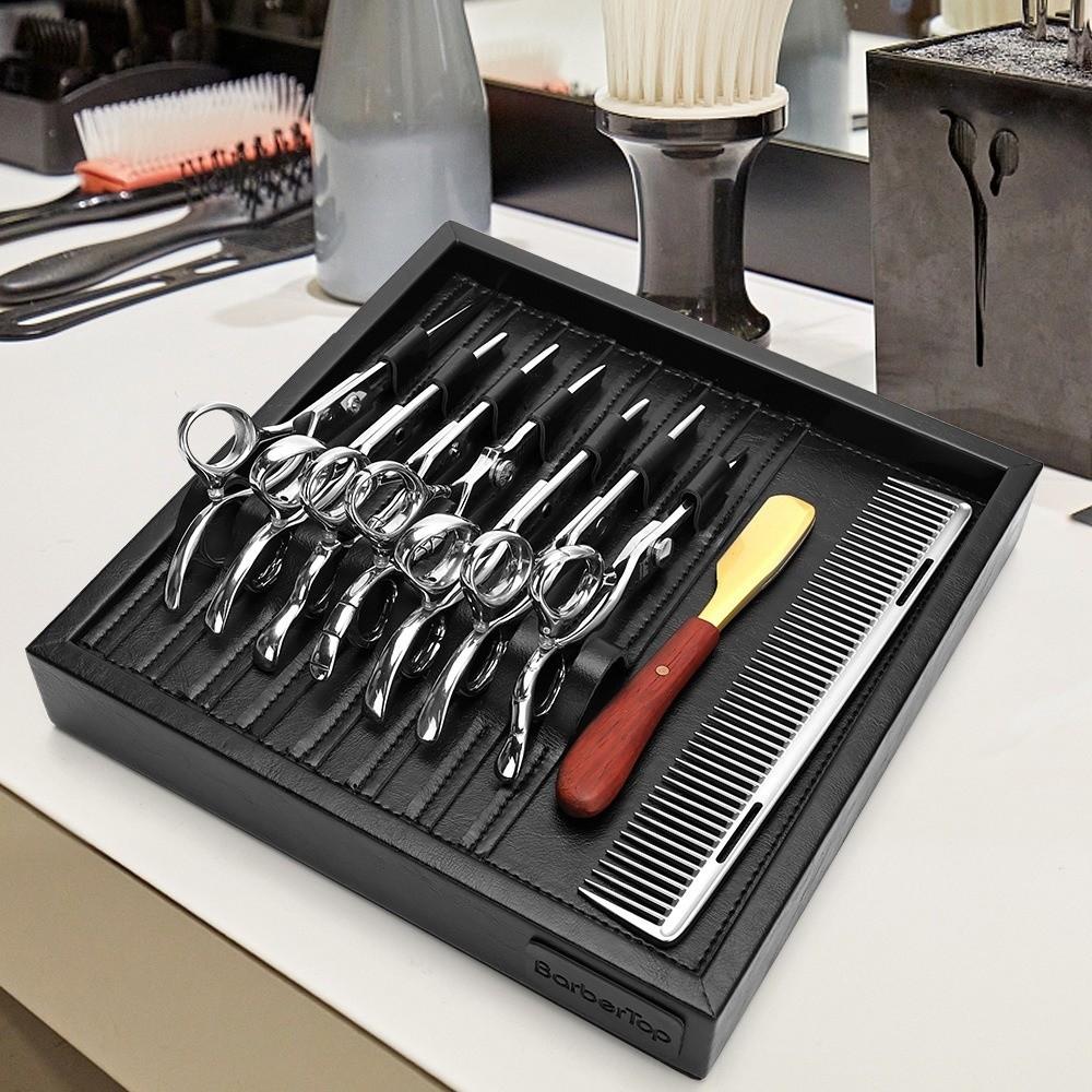 Holder Barber Hair Clipper Tray Display Tray Barber Storage Rack Beauty Stylist Tool Box  Salon