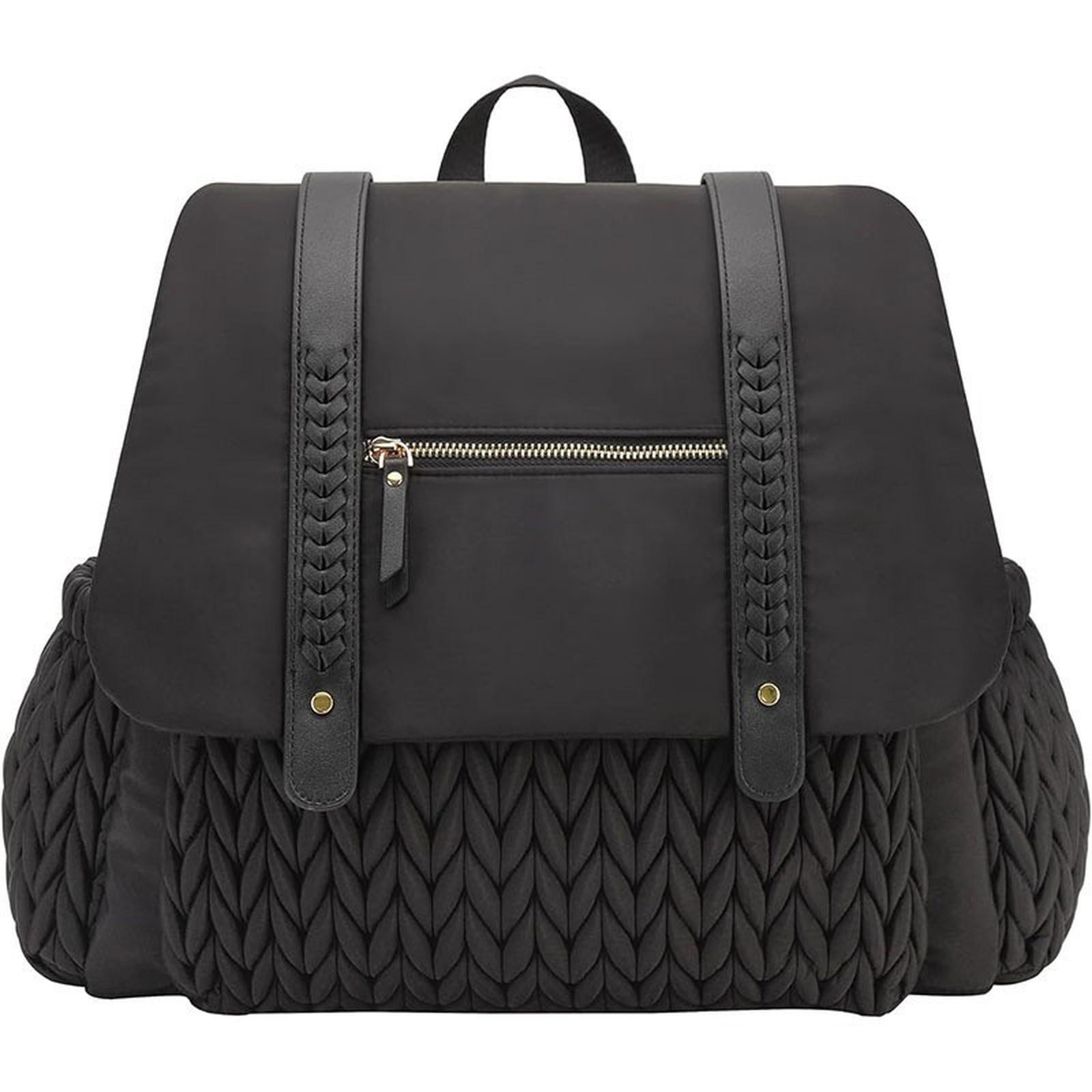 

Mommy Diaper Bag Baby Stroller Organizer Backpack Large Capacity Outdoor Travel Maternity Bag With Insulated Pocket Changing Pad One Size чорний