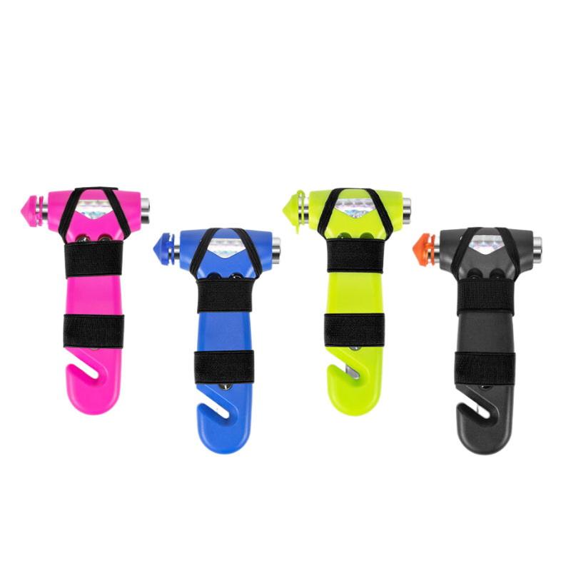 1Pcs Car Essentials Tool Window Breaker 3in1 Emergency Escape Tool With Car Window Breaker And Seatbelt Cutter Car Safety Hammer