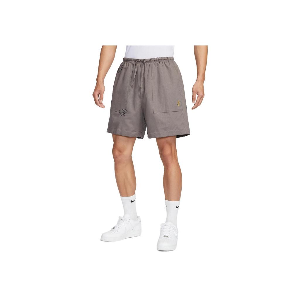 Nike Swoosh Life Skin-Friendly Fashion Versatile Simple Three-Quarter Casual Shorts Men shorts Cave-Stone Coal HJ2979-289