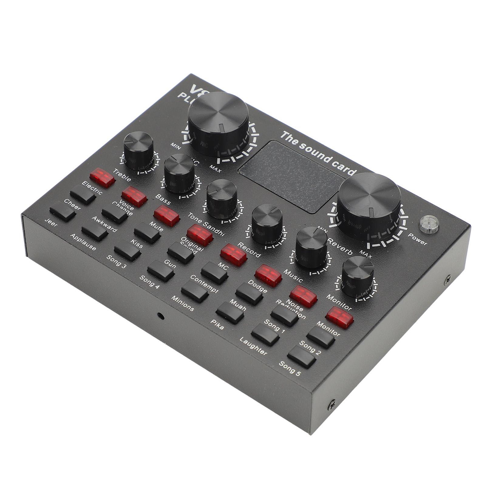 

Живая звуковая карта со встроенным микрофоном, четкая запись, портативный Bluetooth 5.0 для потоковой передачи в реальном времени