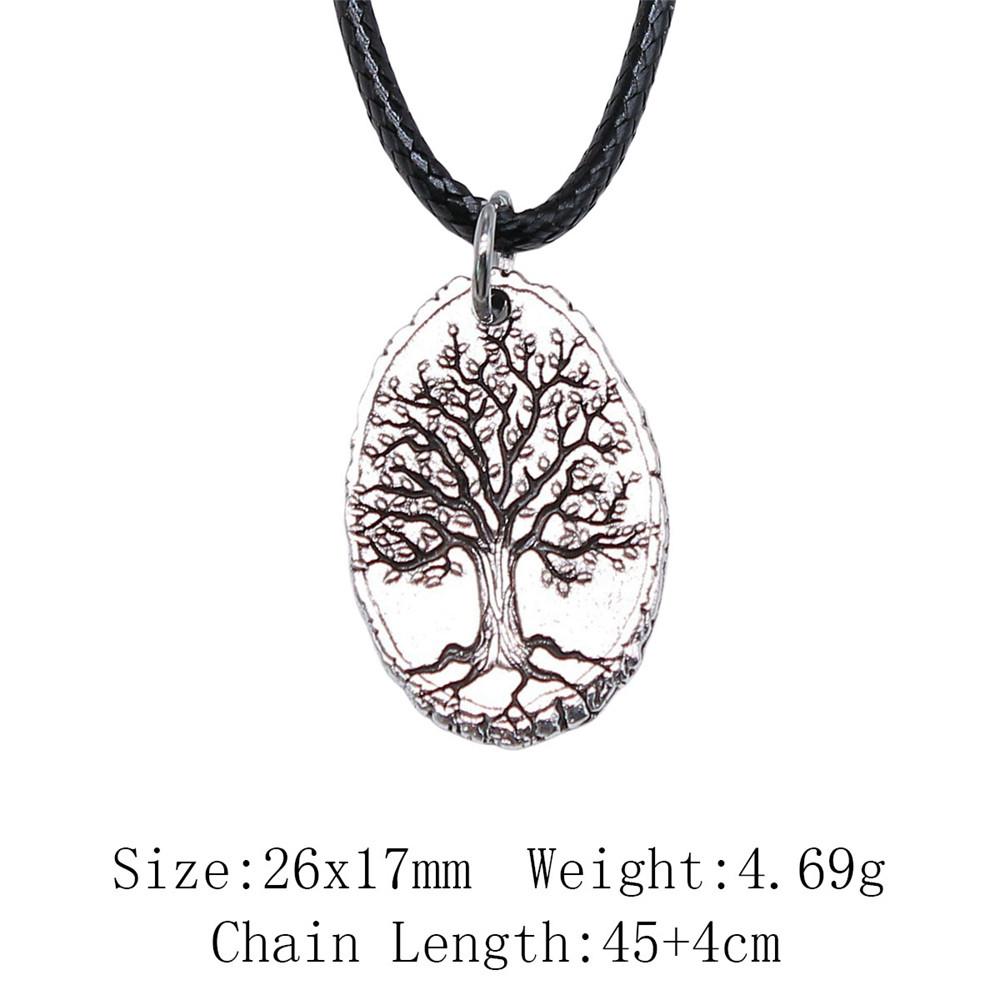 Valentinstag Halsdekoration Lebensbaum Baum Halskette Lederkette 45cm Günstige Dinge Choker Hals
