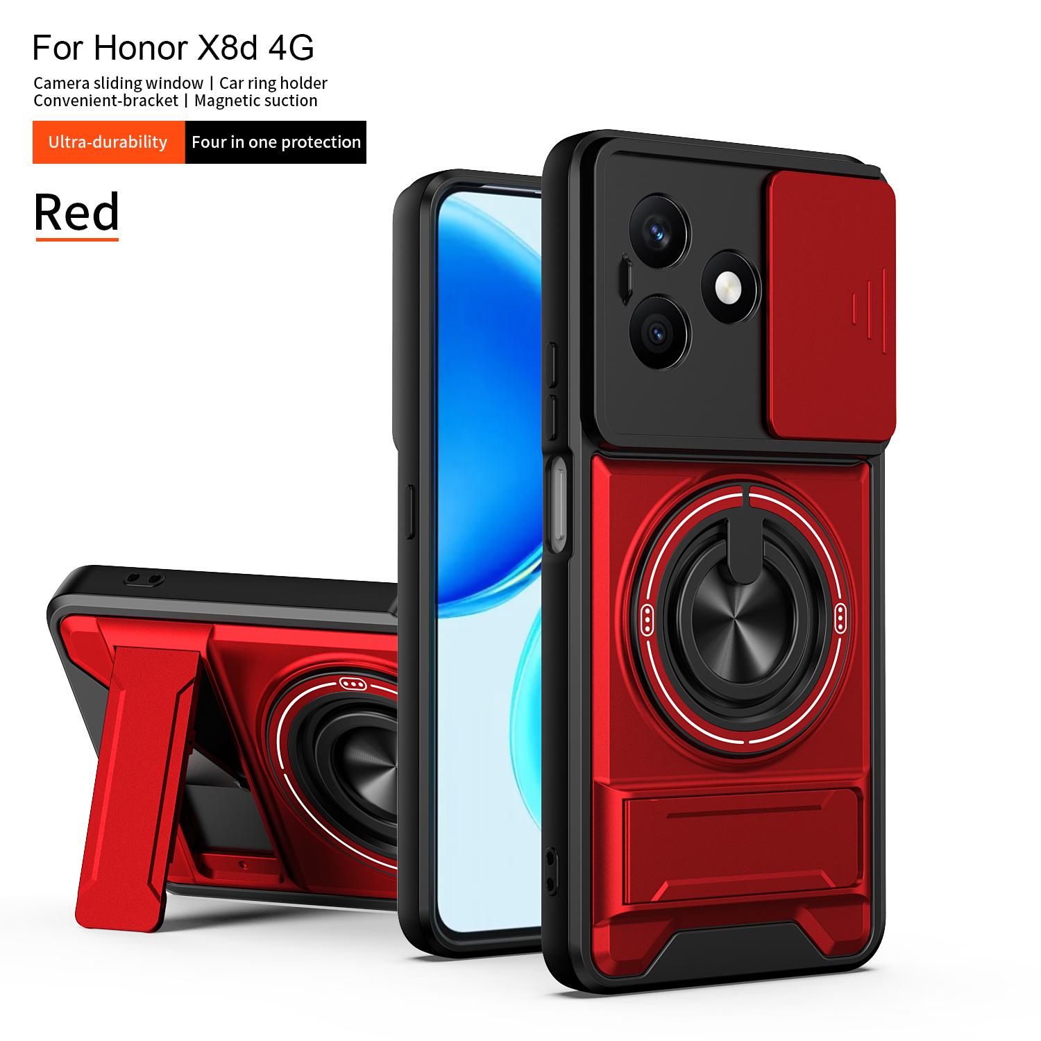 

Чехол для Honor X8d Чехол MHonor X8d Чехлы MHonor X8D Магнитный складной держатель MagSafe Защитная крышка-броня для камеры Honor X8d