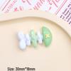 Colorful Cartoon Fish Bone Resin Hair Clips & DIY Croc Charms for Kids