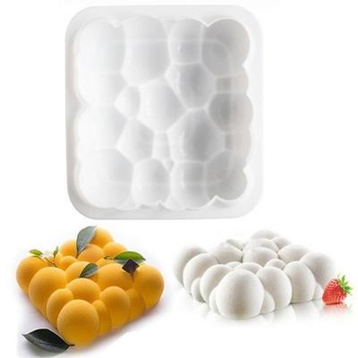 3D Wolkenquadrat Silikonform - Glückverheißende Xiangyun für Mousse-Kuchen Backen Kerze DIY