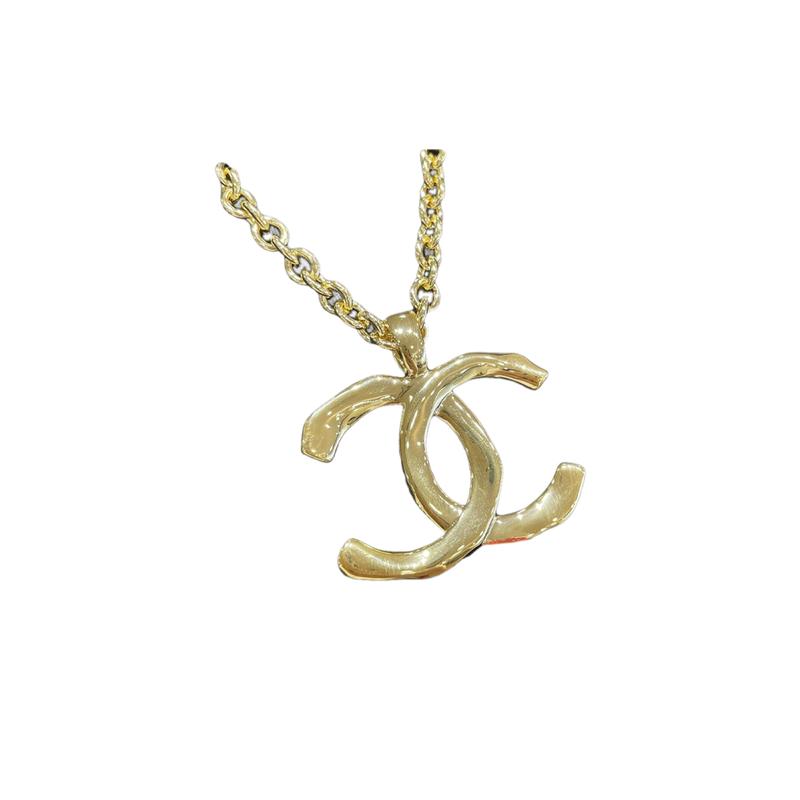 

CHANEL [23A Handicraft Workshop] Double C Fashion Avant-garde Double C Metal Necklace Women s Gold золотий