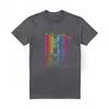 MTV Unisex Adult Rainbow Blocks Logo T-Shirt