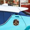 Reflektierend Japan Daruma Auto Styling Motorrad Aufkleber Auto Fenster Stil Abziehbild Praktisch Vinyl Dekor