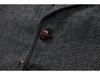Herren Vintage Fischgräten-Tweedweste mit Pferdeketten-Detail